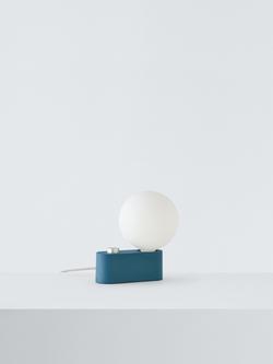 Tala Alumina Table/Wall Lamp with Sphere IV ES LED Dim to Warm Globe Bulb - view 2, Sapphire