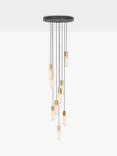 Tala Basalt LED Nine Pendant Cluster Ceiling Light
