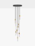 Tala Basalt LED Nine Pendant Cluster Ceiling Light