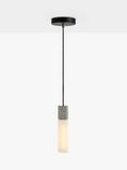 Tala Basalt LED Single Pendant Ceiling Light, Stainless Steel