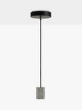 Tala Basalt LED Single Pendant Ceiling Light, Stainless Steel