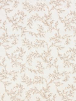 John Lewis Acanthus Embroidered Made to Measure Curtains or Roman Blind, Marshamallow, Marshmallow