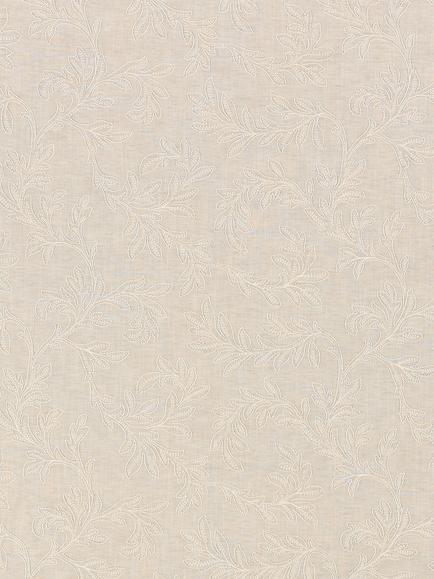 John Lewis Acanthus Embroidered Made to Measure Curtains or Roman Blind, Greige, Greige