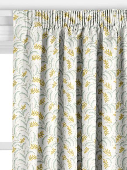 John Lewis Jouvene Embroidered Made to Measure Curtains or Roman Blind, Citrine - view 2, Citrine
