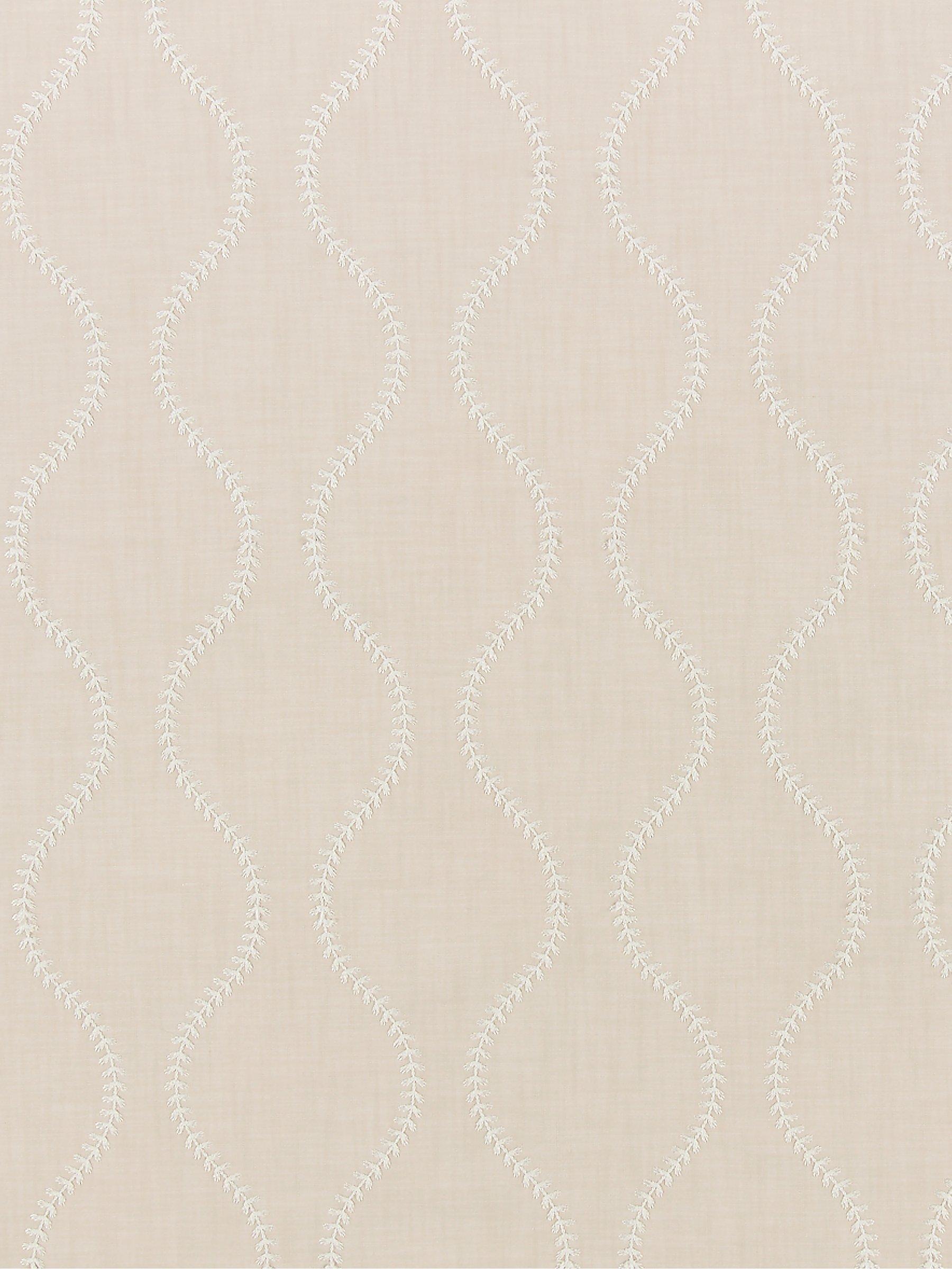 John Lewis Chattis Embroidered Made to Measure Curtains, Greige