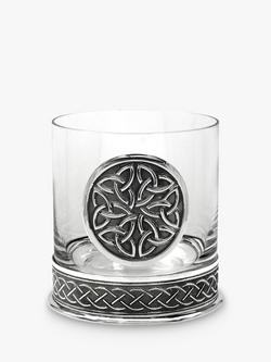 English Pewter Company Celtic Tumbler, Clear