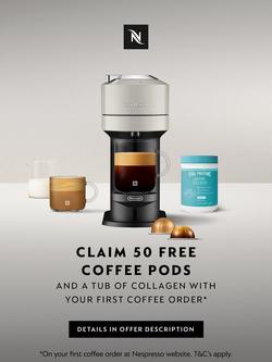 Nespresso Vertuo Next Coffee Machine by KRUPS - view 2, Matte Black