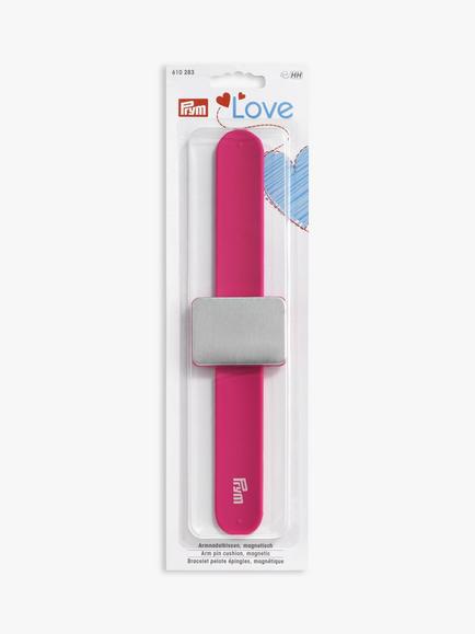 Prym Love Magnetic Arm Pin Cushion, Pink, Pink