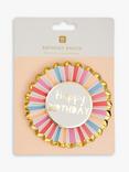 Talking Tables Rose Gold Birthday Badge