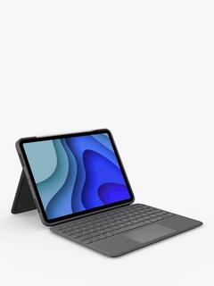 Logitech Slim Combo Folio Touch Backlit Keyboard with Trackpad for iPad Pro 11" (1st, 2nd, 3rd, 4th Gen), Graphite