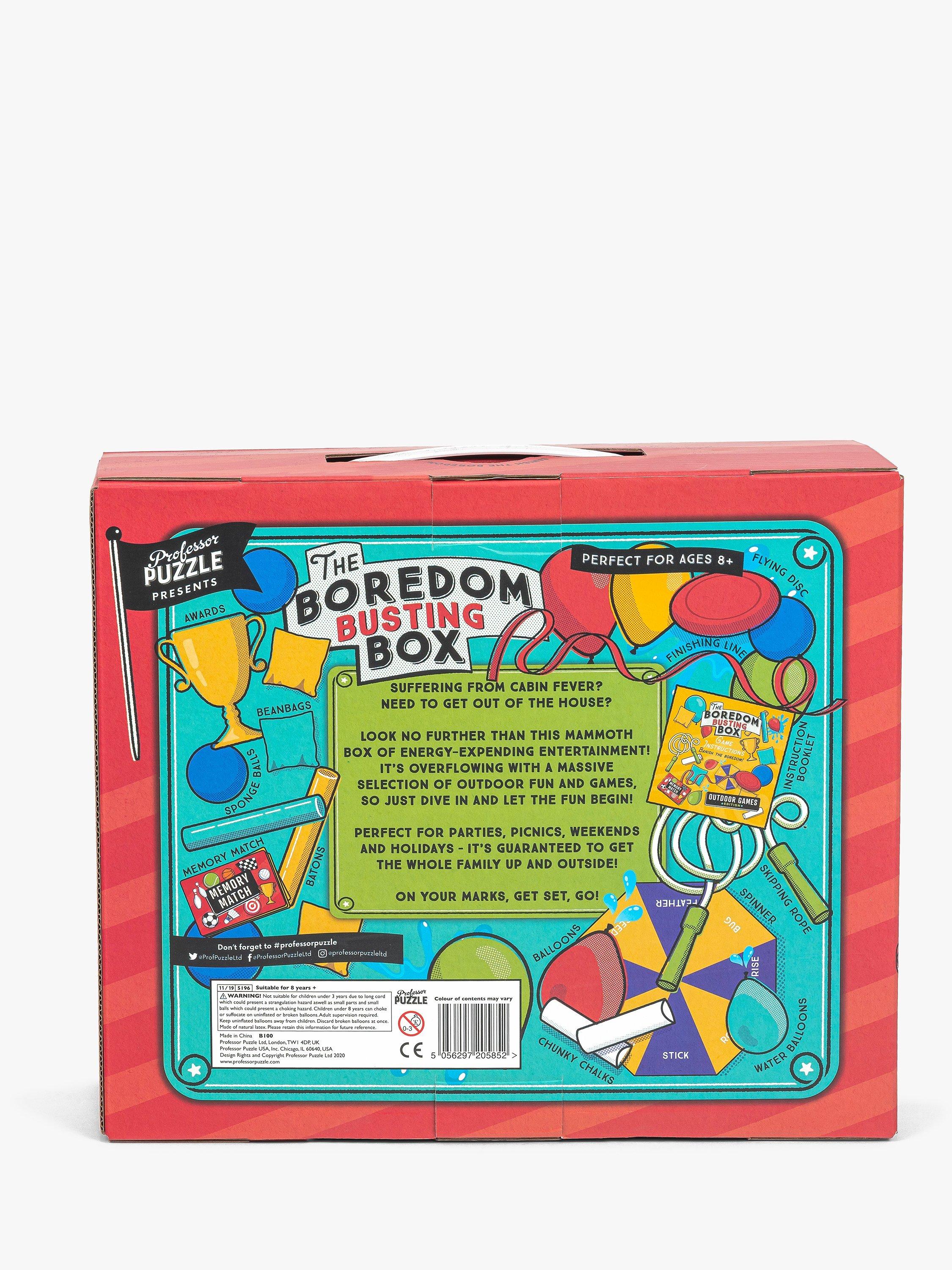 Professor Puzzle Boredom Busting Games Box