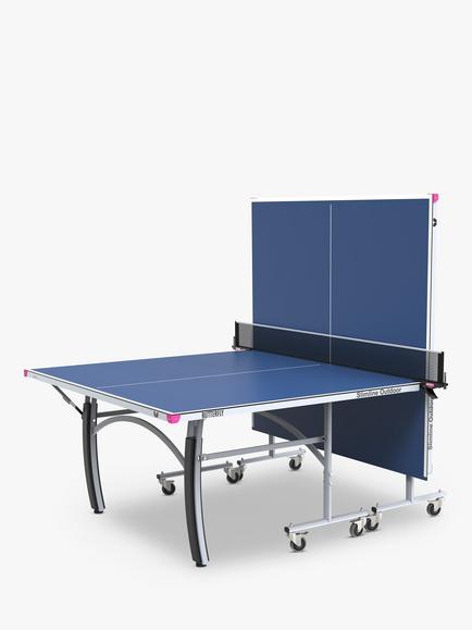 Butterfly Slimline Rollaway Outdoor Table Tennis Table - view 2, Blue