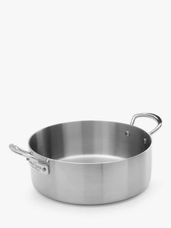 Samuel Groves Tri-Ply Stainless Steel Saute Pan & Lid, 26cm - view 2, 