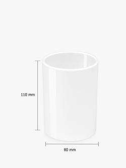 Osco Pen Pot, White - view 2, White