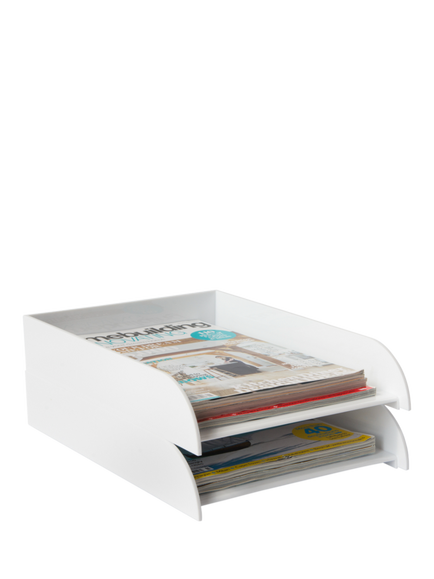 Osco A4 Document Tray, White - view 2, White