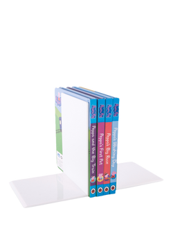 Osco Bookends, White, Set of 2 - view 2, White