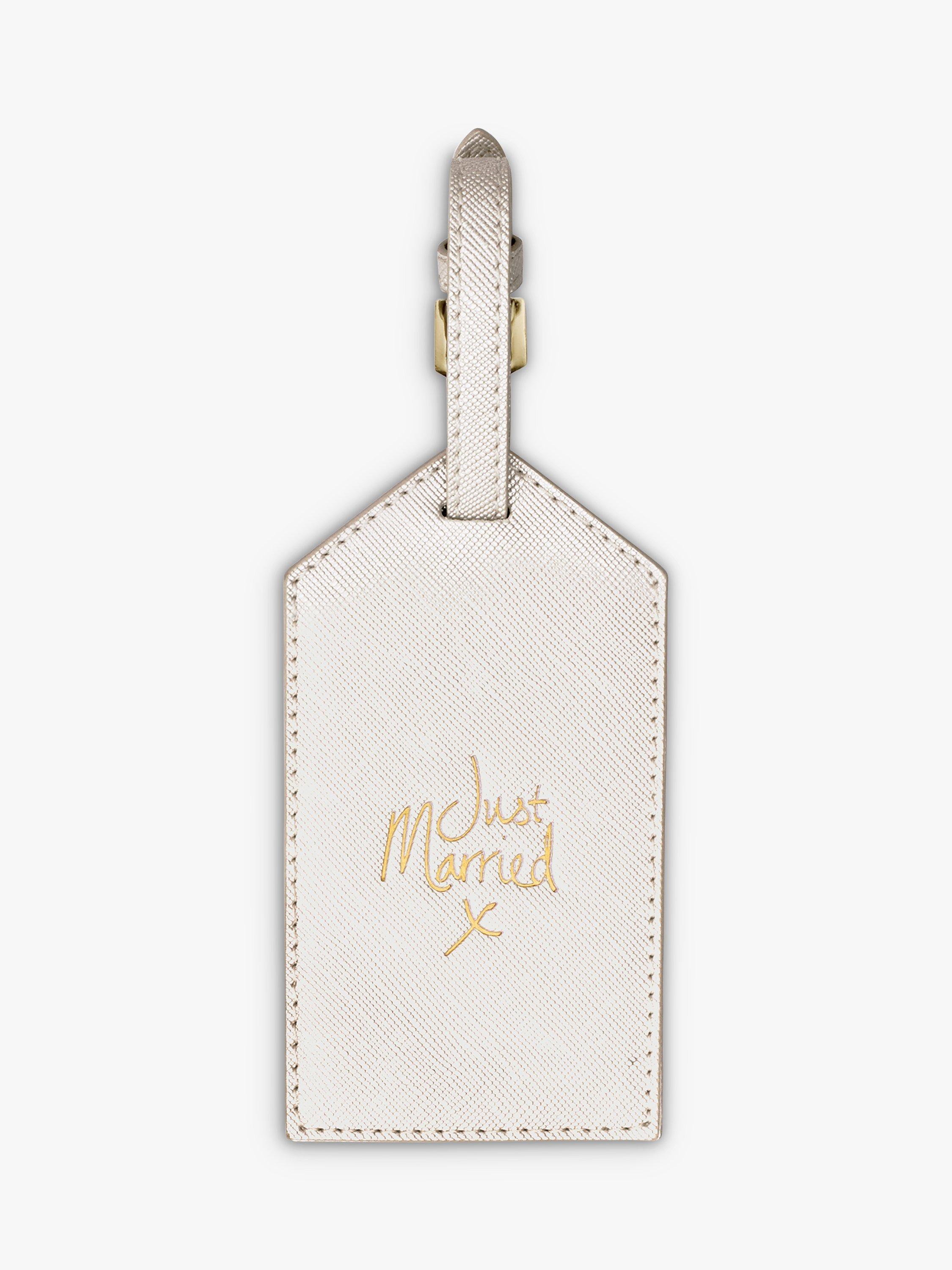 Katie Loxton Just Married Luggage Tag