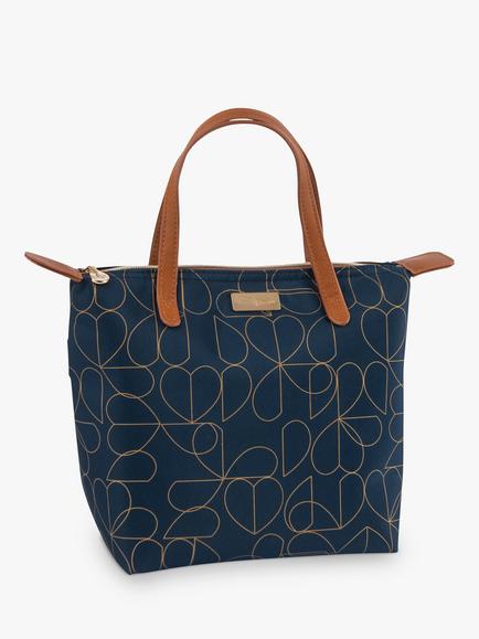 Beau & Elliot Insulated Lunch Cooler Tote Bag, 7L, Navy, Navy