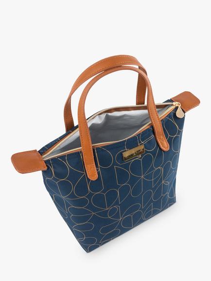 Beau & Elliot Insulated Lunch Cooler Tote Bag, 7L, Navy - view 2, Navy