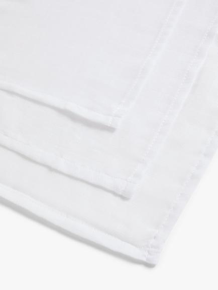 John Lewis ANYDAY Muslin Squares, Pack of 3, White, White