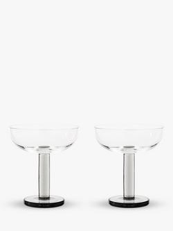 Tom Dixon Puck Coupe Glass, Set of 2, Clear
