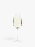 John Lewis Plastic Picnic White Wine Glass, 284ml, Clear