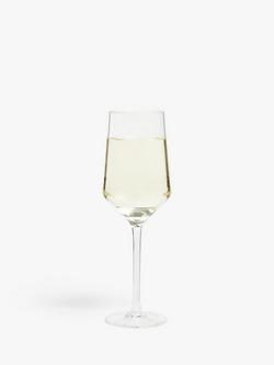 John Lewis Plastic Picnic White Wine Glass, 284ml, Clear - view 2, Clear