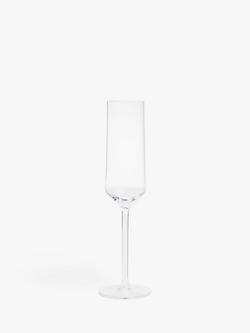 John Lewis Plastic Picnic Champagne Flute, 177ml, Clear, Clear