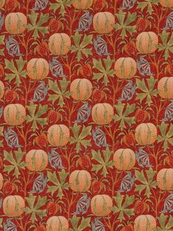 GP & J Baker Pumpkins Furnishing Fabric, Red/Green