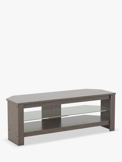 AVF Calibre + TV Stand for TVs up to 55”, Grey & Glass
