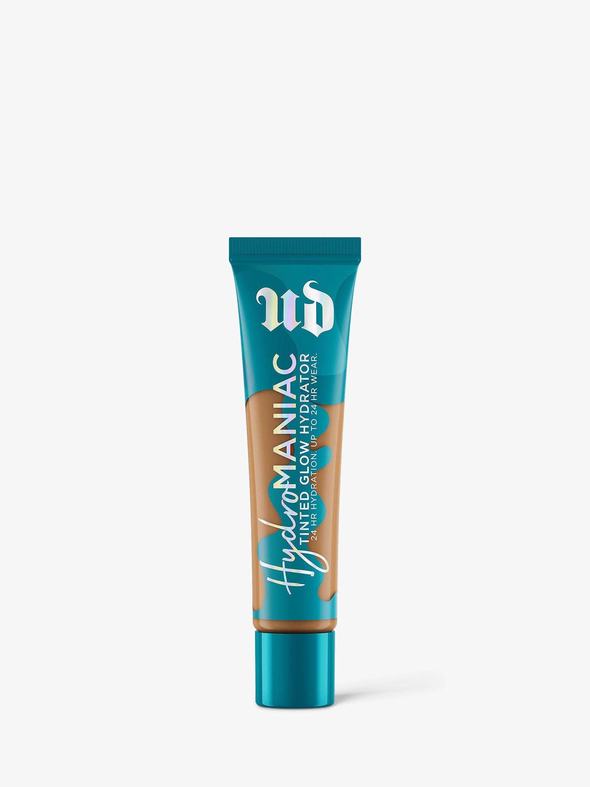 Product image 1 of 8, which shows Urban Decay Stay Naked Hydromaniac Tinted Glow Hydrator, 60 Medium Dark Warm