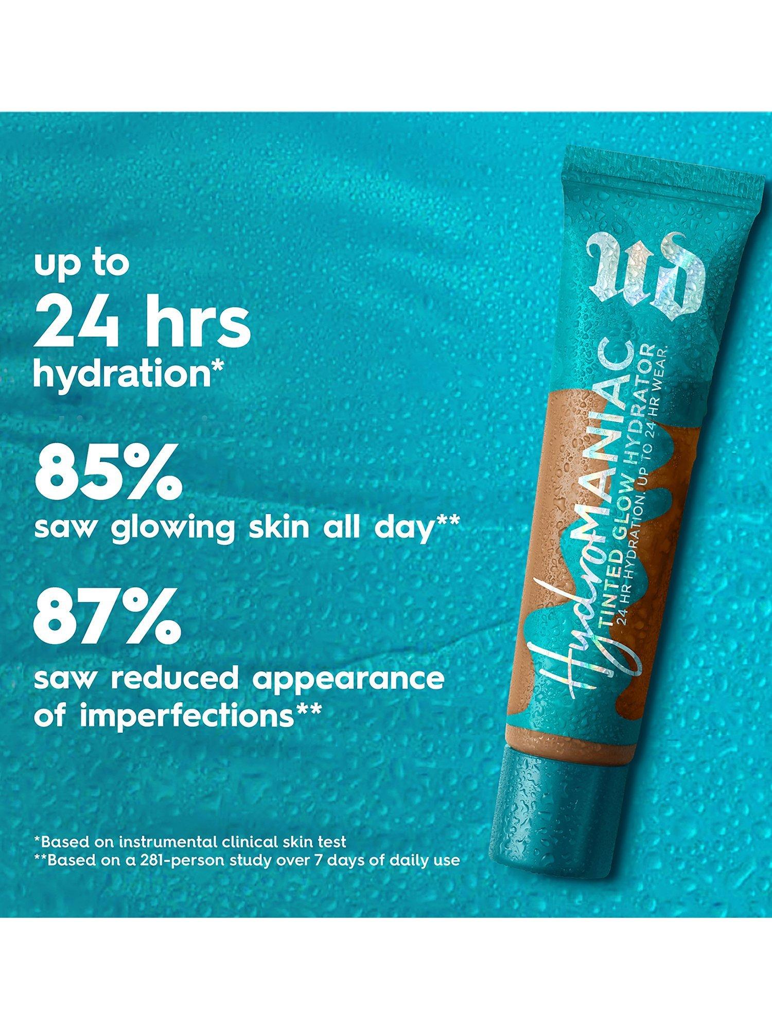 Product image 8 of 8, which shows Urban Decay Stay Naked Hydromaniac Tinted Glow Hydrator, 60 Medium Dark Warm