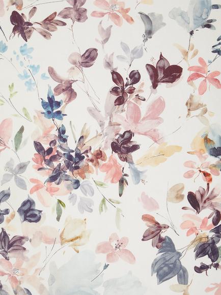 John Lewis Abelia Print Made to Measure Curtains or Roman Blind, Multi, Multi