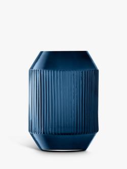 LSA International Sapphire Lantern Candle Holder, Blue