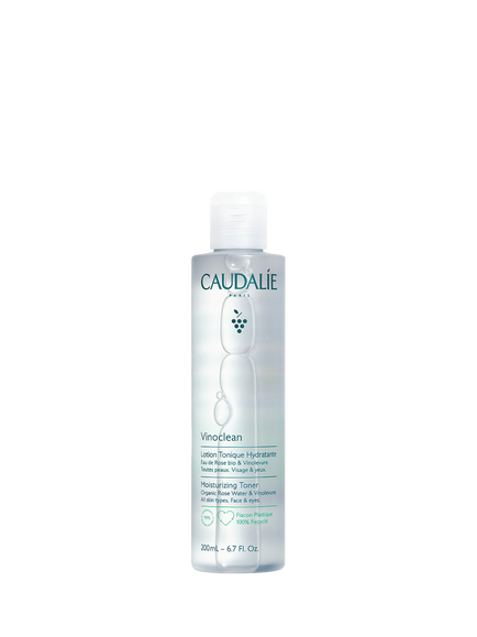 Caudalie Vinoclean Moisturising Toner with Rose Water, 200ml, 