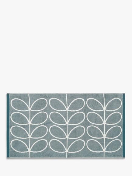 Orla Kiely Linear Stem Bath Mat, Grey