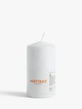 John Lewis ANYDAY Pillar Candle, White, 532g