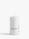 John Lewis Pillar Candle, White, 354g