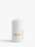 John Lewis ANYDAY Pillar Candle, White, 354g