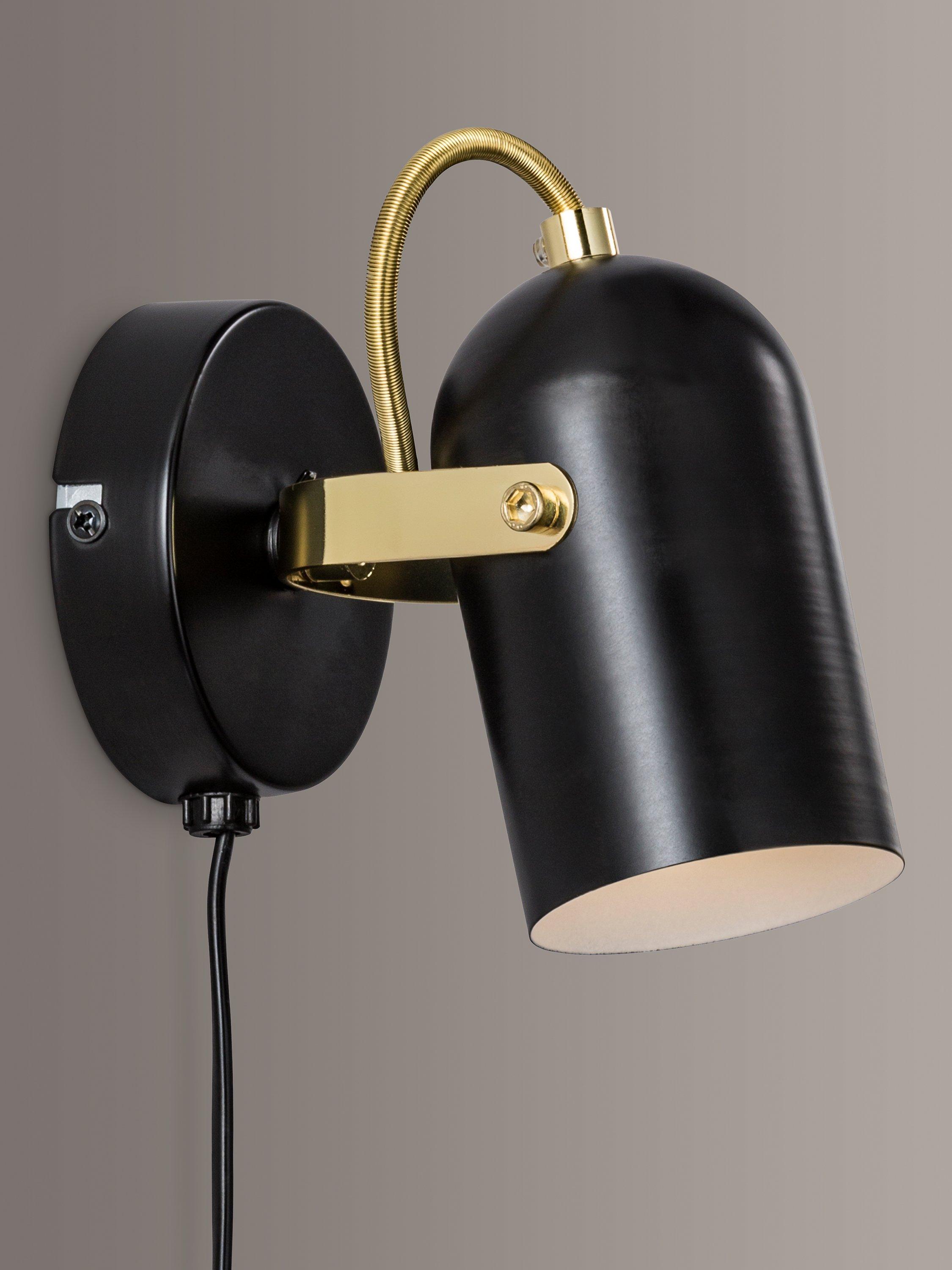 Nordlux Lotus Plug-In Wall Light, Black
