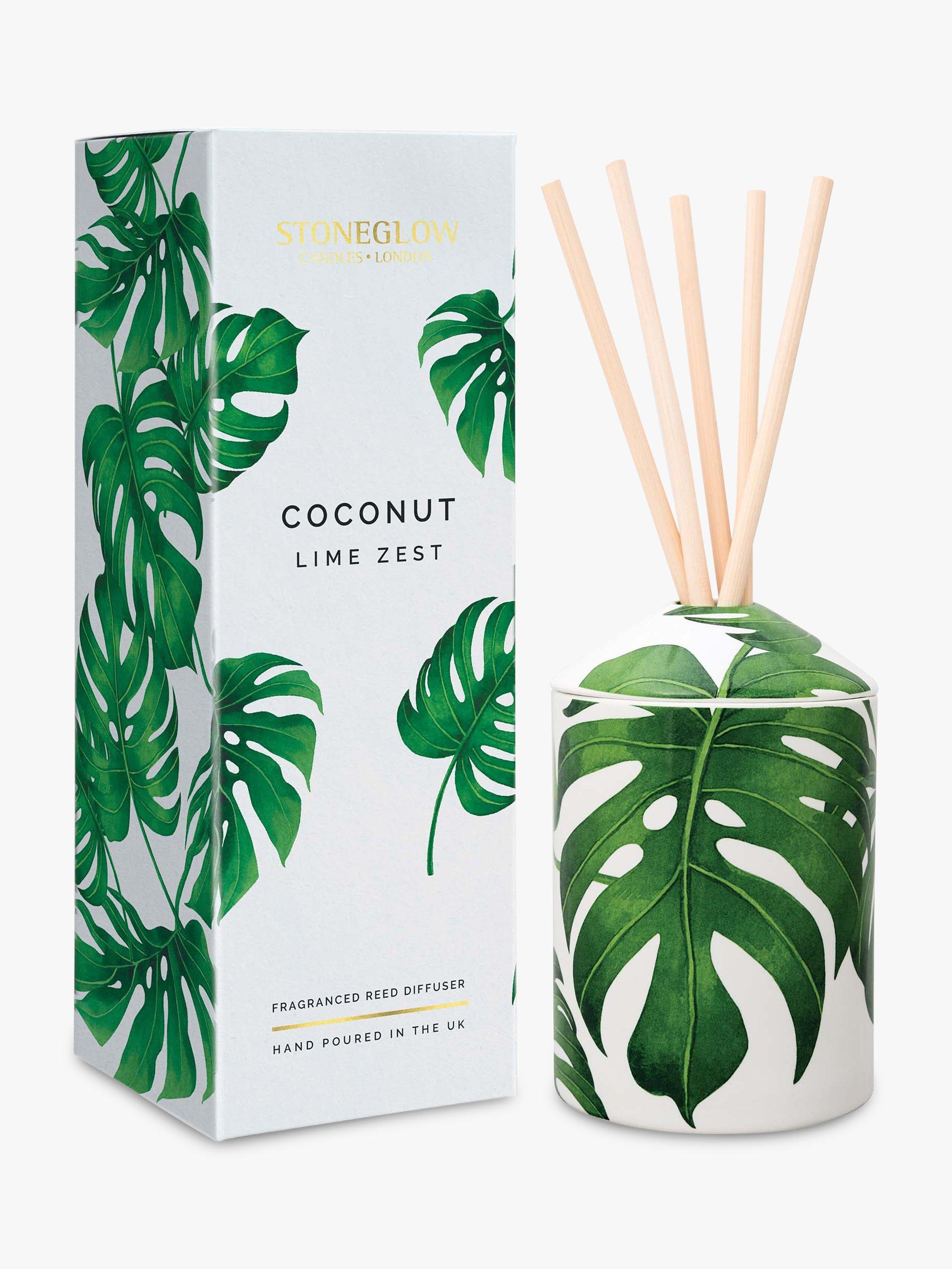 Stoneglow Botanics Coconut & Lime Zest Reed Diffuser, 200ml