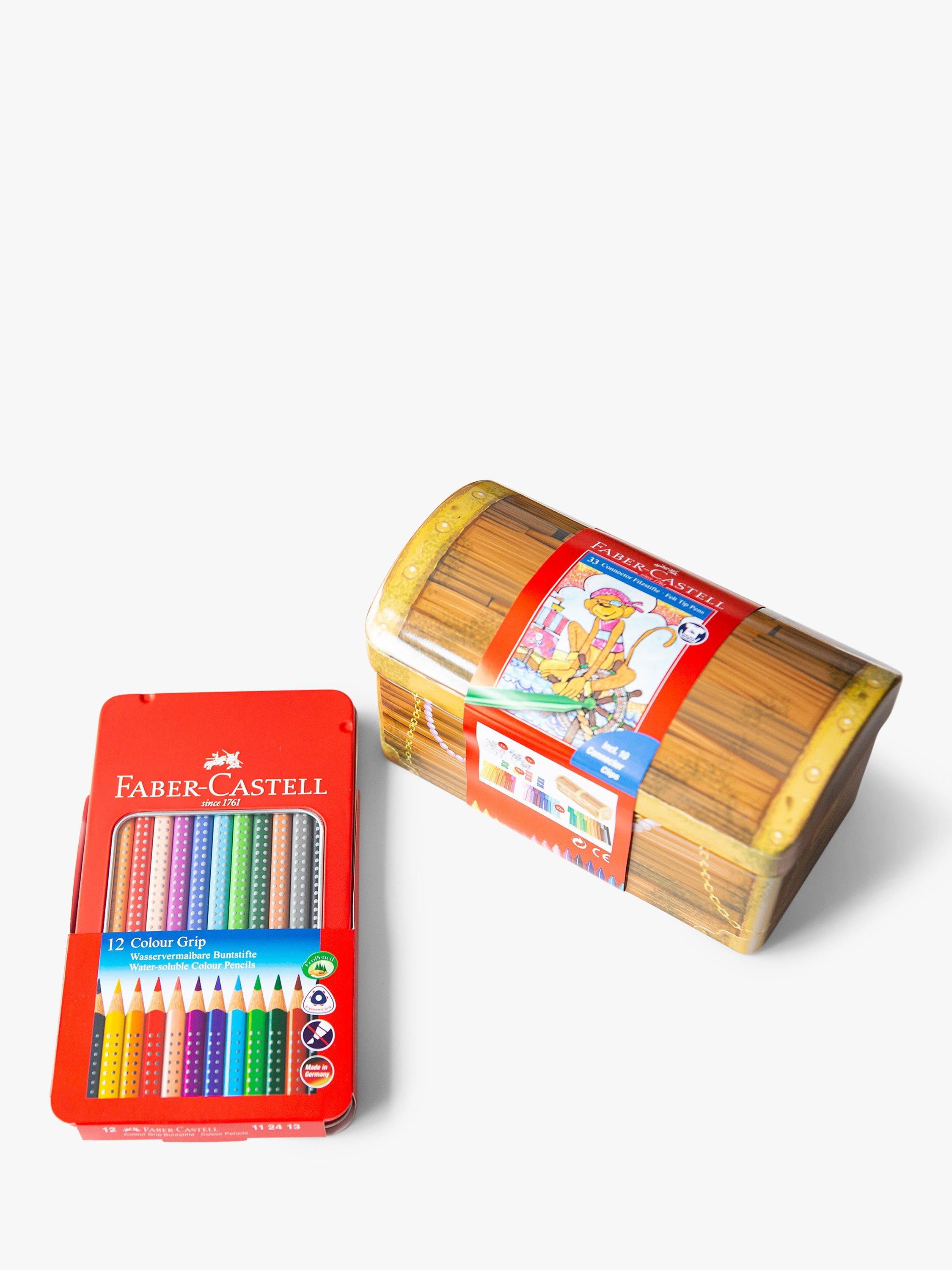 Faber-Castell Colouring Pencils & Chest Felt Tip Pen Set