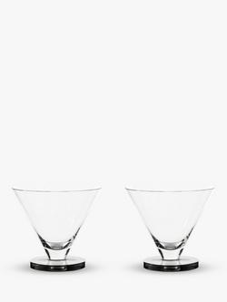 Tom Dixon Puck Cocktail Glass, Set of 2, Clear