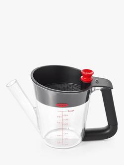 OXO Good Grips Gravy Separator, 500ml, Black/Clear