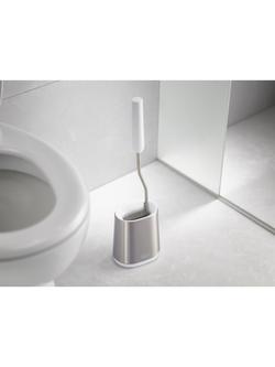 Joseph Joseph Flex™ Lite Toilet Brush, Stainless Steel - view 2, Silver