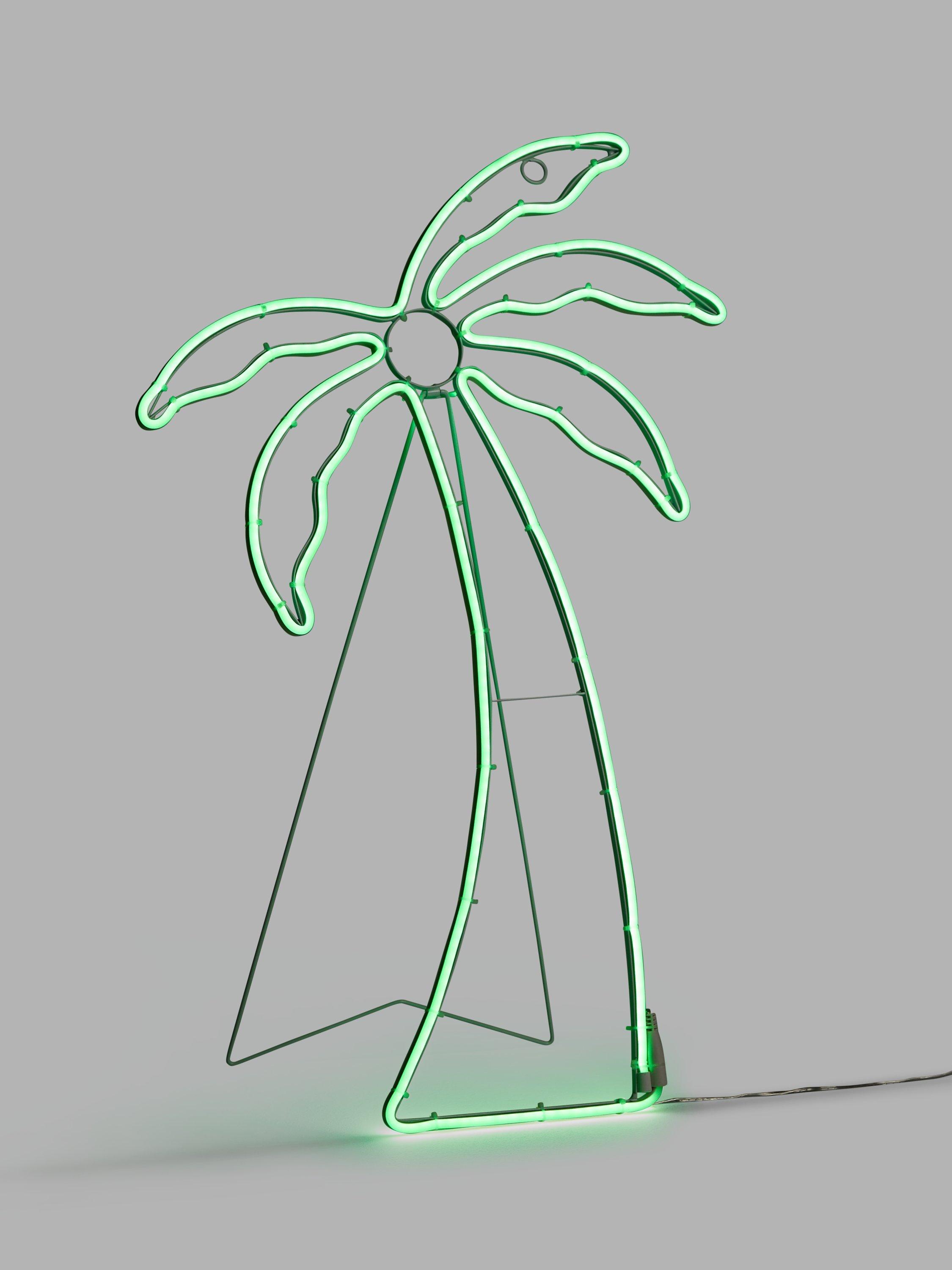 John Lewis Neon Palm Tree Standing Light