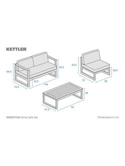 KETTLER Versa Garden Range, Grey