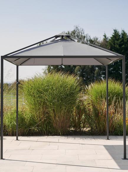 KETTLER Panalsol Pagoda Gazebo, 3m, Grey - view 2, Grey
