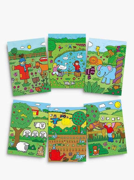Galt Water Magic Animal & Farm Children's Colouring Books Bundle - view 2, 