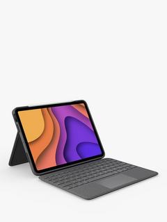 Logitech Folio Touch Backlit Keyboard with Trackpad for iPad Air 11” (M2 & M3) & iPad Air (4th & 5th gen), Oxford Grey